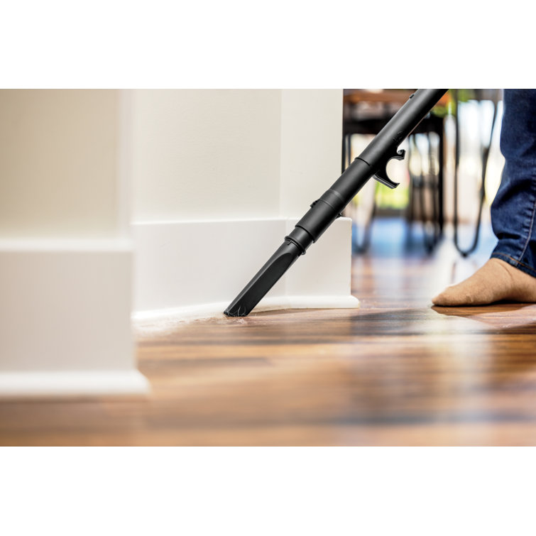Compact Black and Purple Bagless Upright Vacuum Cleaner for Pets