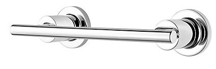 Polished Chrome Modern Wall-Mounted Toilet Paper Holder