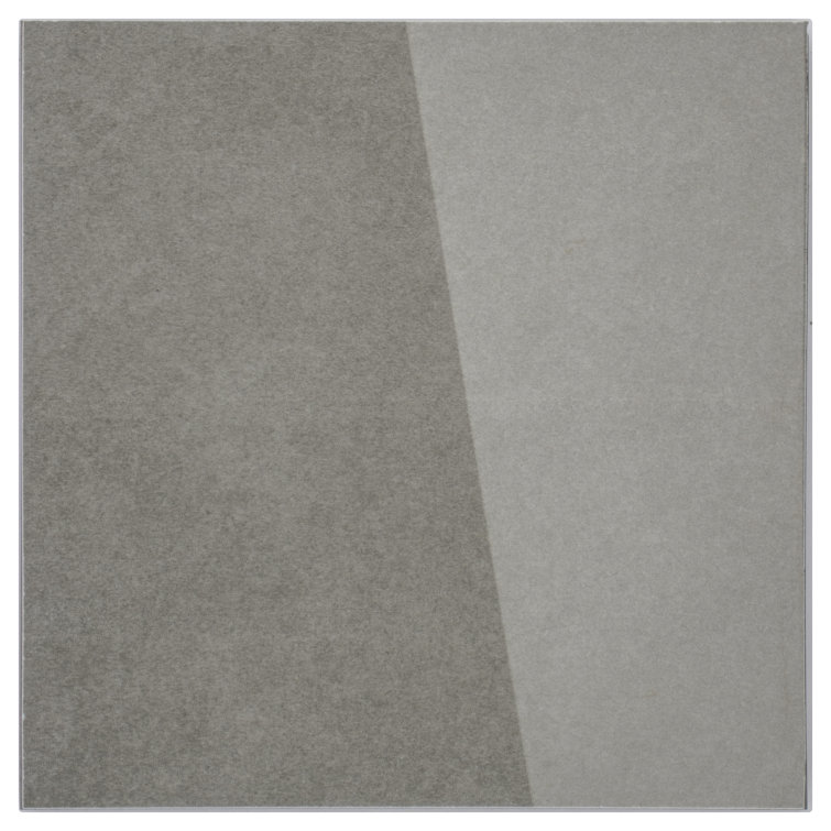Gray Geometric Matte Porcelain 8x8 Wall Tile