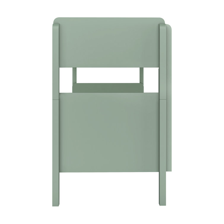 Light Sage Pine Twin Bunk Bed with Ladder