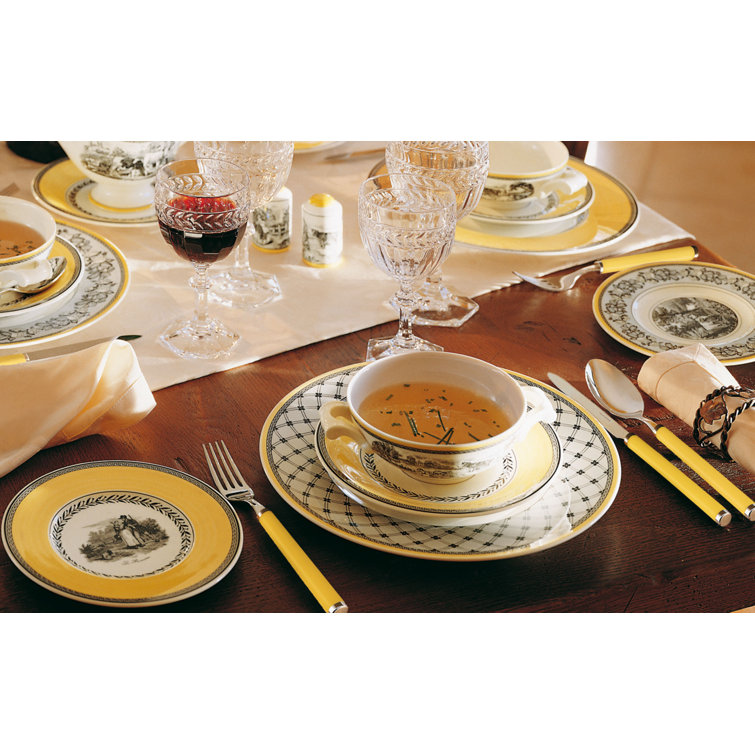 Audun Promenade Ceramic Mug with Floral Geometric Motif