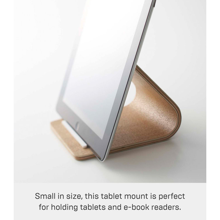 Natural Plywood Tablet Stand with Silicone Stopper