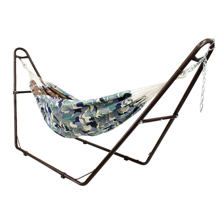 Bronze Heavy-Duty Steel Universal Hammock Stand for 9 to 14 Feet Hammocks