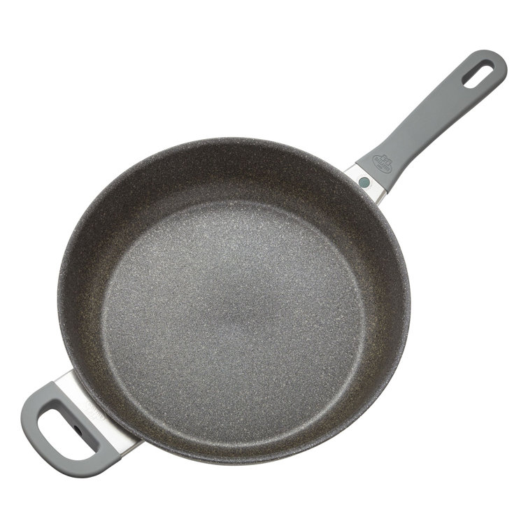 Gray 3.9-qt Aluminum Nonstick Sauté Pan with Glass Lid