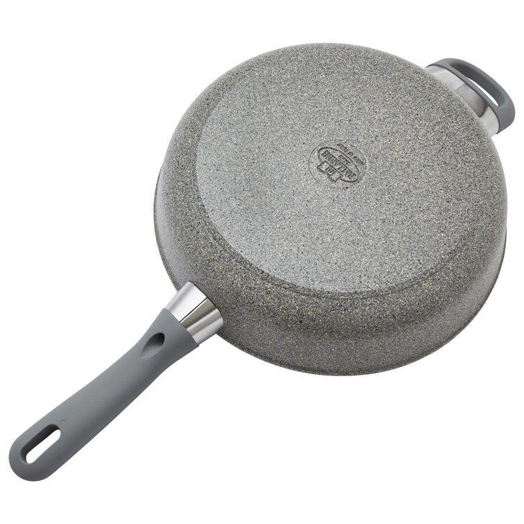 Gray 3.9-qt Aluminum Nonstick Sauté Pan with Glass Lid