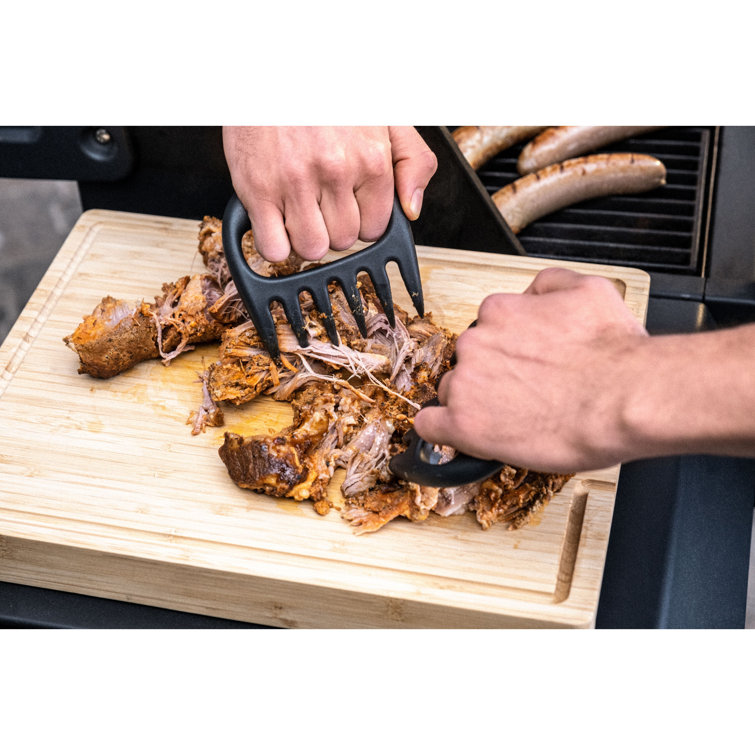 Outdoor Bamboo and Stainless Steel 13-Piece BBQ Tool Set