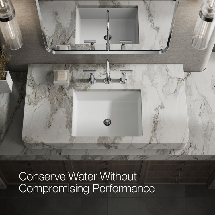 Purist Polished Chrome Double Handle Widespread Bathroom Faucet
