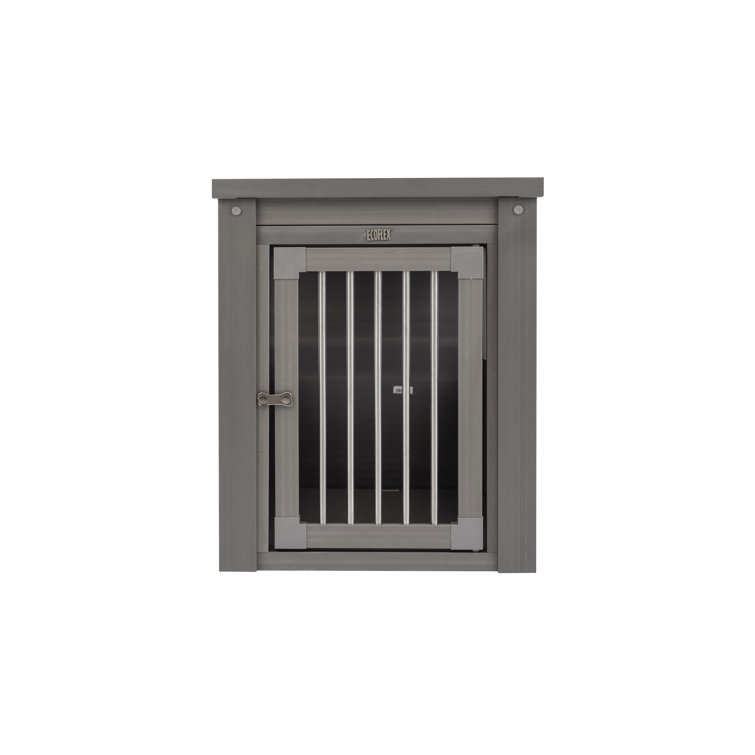Extra Large Gray Eco-Friendly Dog Crate End Table