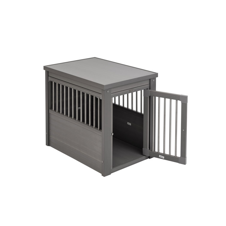 Extra Large Gray Eco-Friendly Dog Crate End Table