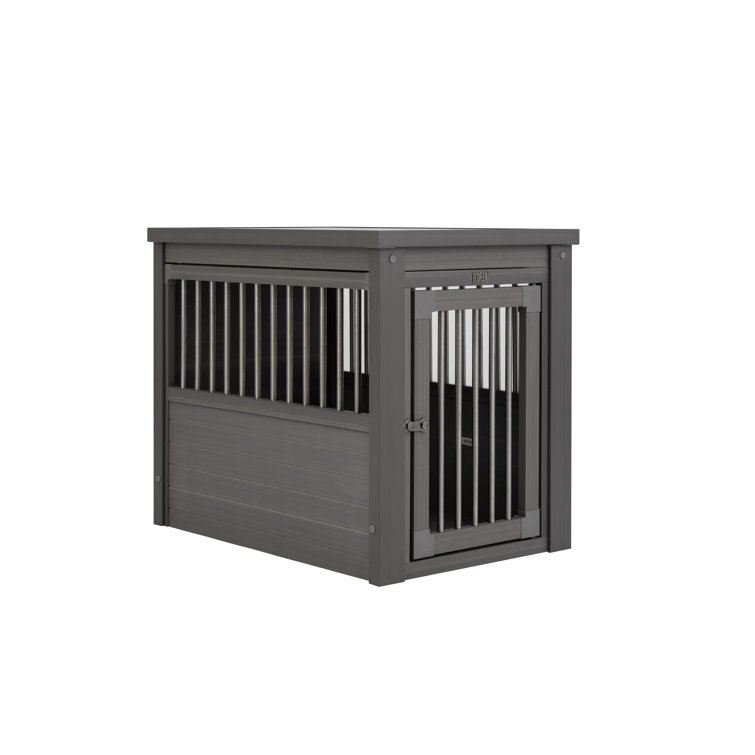 Extra Large Gray Eco-Friendly Dog Crate End Table