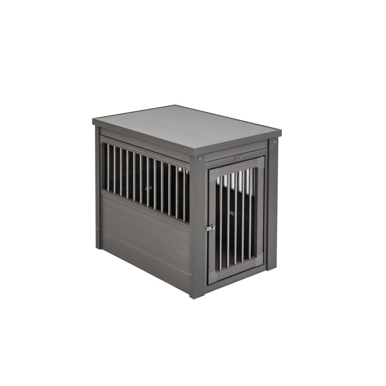 Extra Large Gray Eco-Friendly Dog Crate End Table