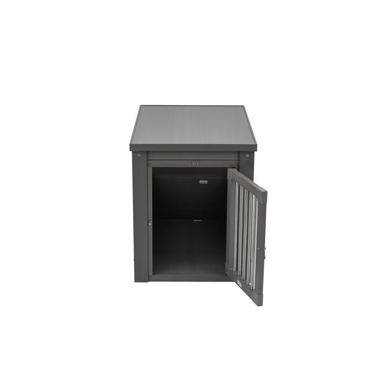 Extra Large Gray Eco-Friendly Dog Crate End Table