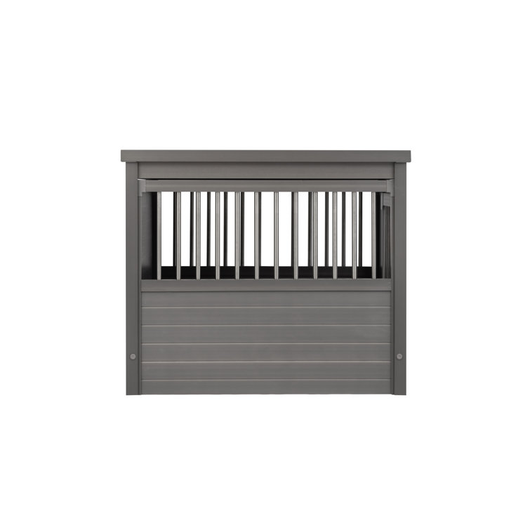 Extra Large Gray Eco-Friendly Dog Crate End Table