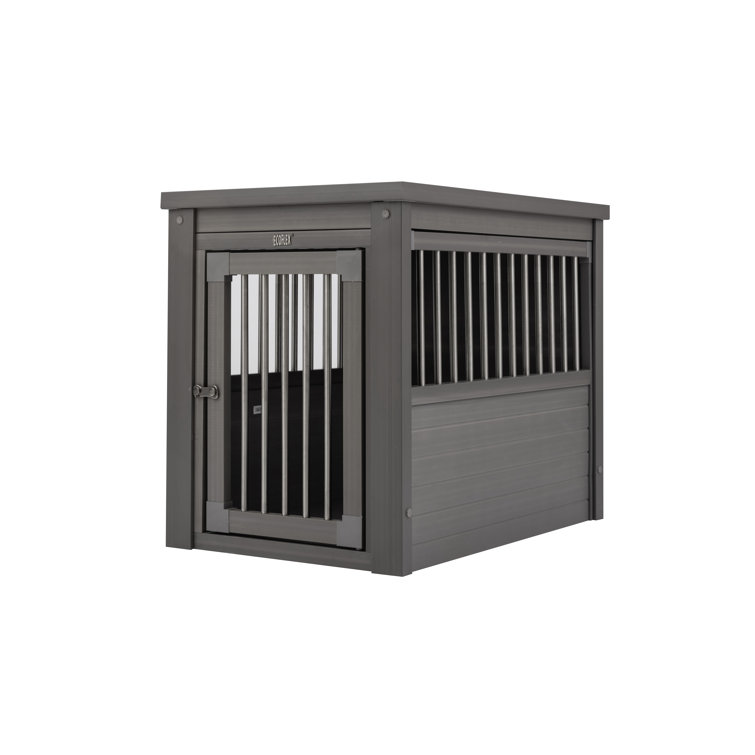 Extra Large Gray Eco-Friendly Dog Crate End Table