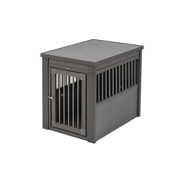 Extra Large Gray Eco-Friendly Dog Crate End Table