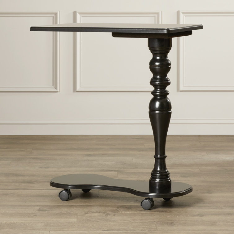 Black Licorice Birch Veneer Mobile Tray Table