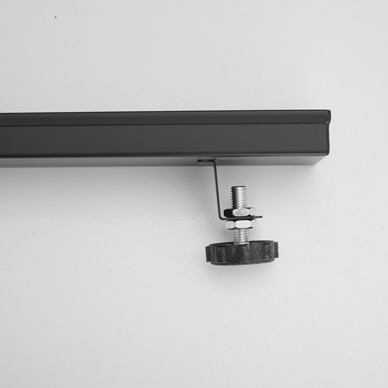 32'' Matte Black Stainless Steel Linear Shower Drain with Slot Pattern Cover