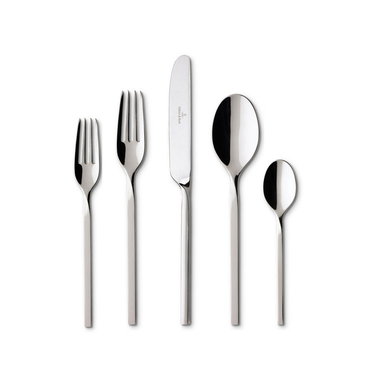 Modern Stainless Steel 20-Piece Flatware Set