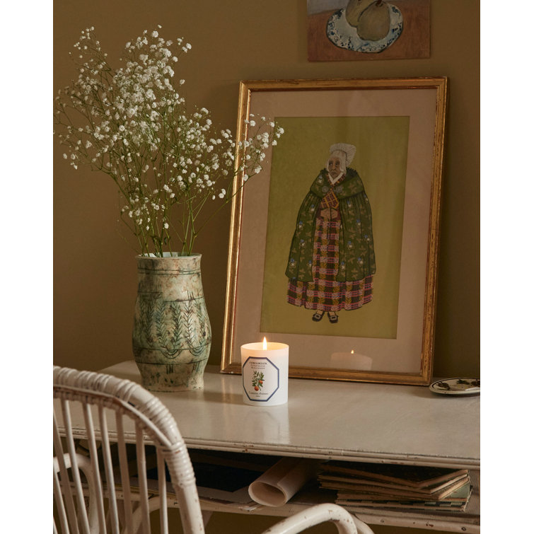 White Citrus Blossom Scented Spring Candle