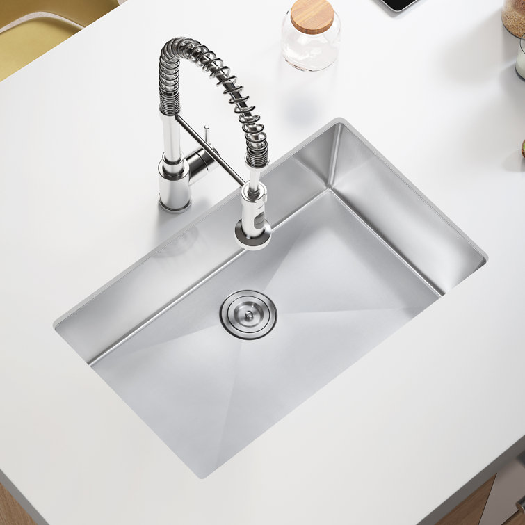 32'' Rectangular Undermount Stainless Steel Kitchen Sink