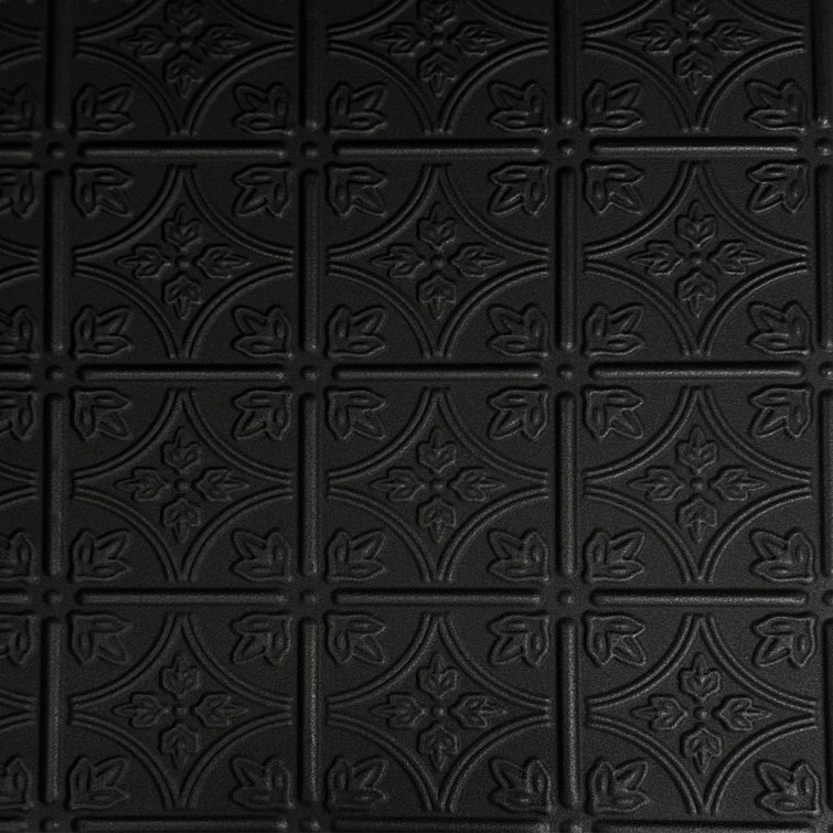 Emma's Flowers Black Matte Polystyrene Glue-Up Ceiling Tiles