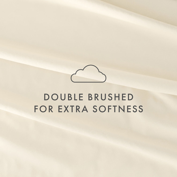 Ivory Twin XL Ultra Soft Microfiber Sheet Set