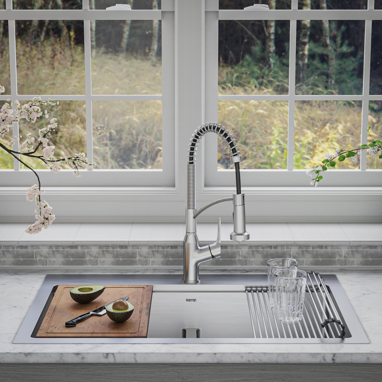 Elite 33'' Double Bowl Stainless Steel Kitchen Sink