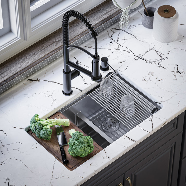 Elite 32'' Double Bowl Stainless Steel Undermount Kitchen Sink
