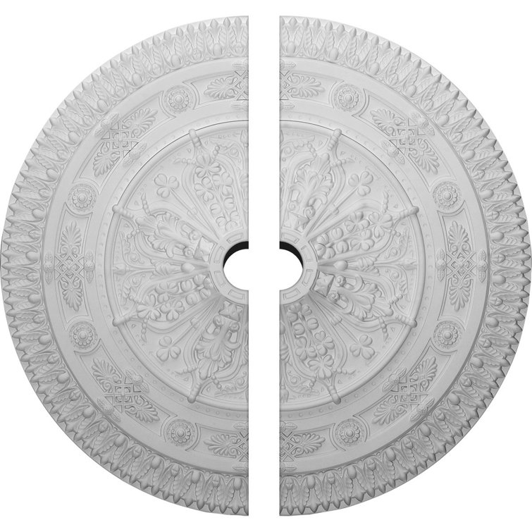 Naple Primed White 37.5" Ceiling Medallion