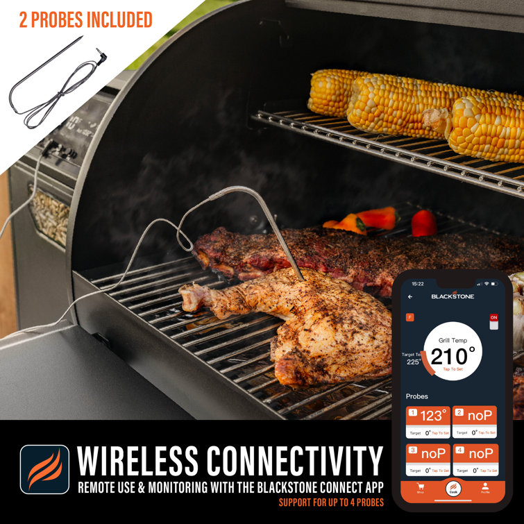 Black Painted Steel 900 Pellet Grill with Stainless Steel Cooking Surface