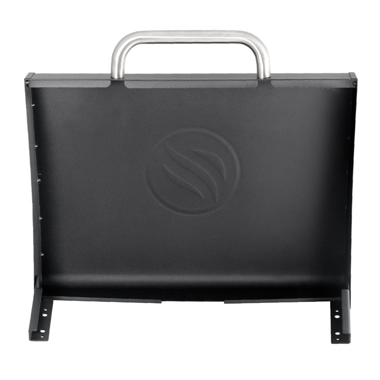 Black Powder-Coated Steel 22" Tabletop Griddle Hood