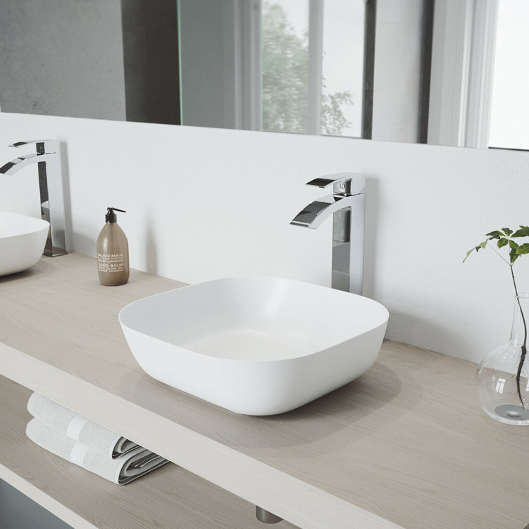 Sleek Chrome Modern Single-Handle Vessel Bathroom Faucet