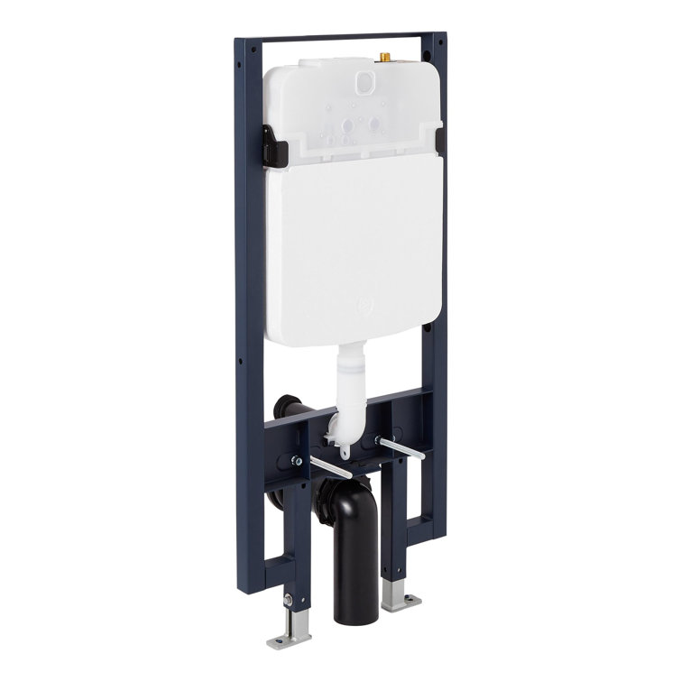 Arnelle Dual Flush Wall Mounted One Piece Elongated Chair Height Toilet with Actuator Plate Flush
