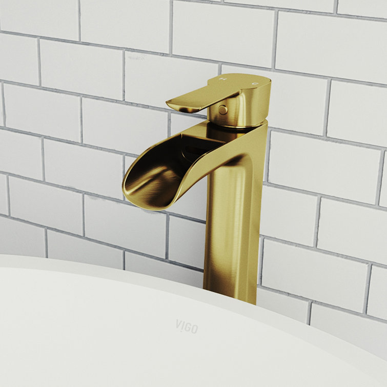 Niko Matte Black Brass Single Handle Vessel Faucet