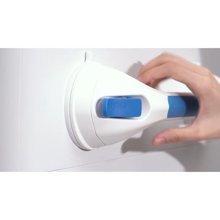 20'' Teal Triple Suction Bathroom Grab Bar with Swiveling Action