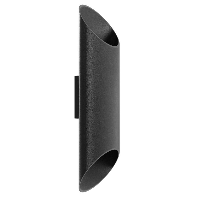 Black Aluminum 20" LED Outdoor Wall Sconce