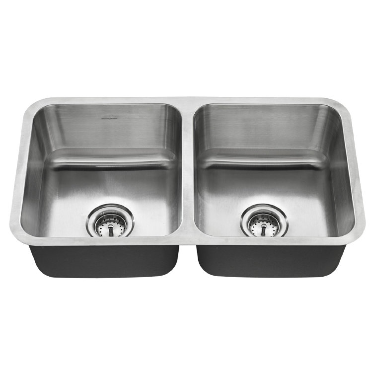 Danville 32x18 Inch Stainless Steel Double Bowl Undermount Sink