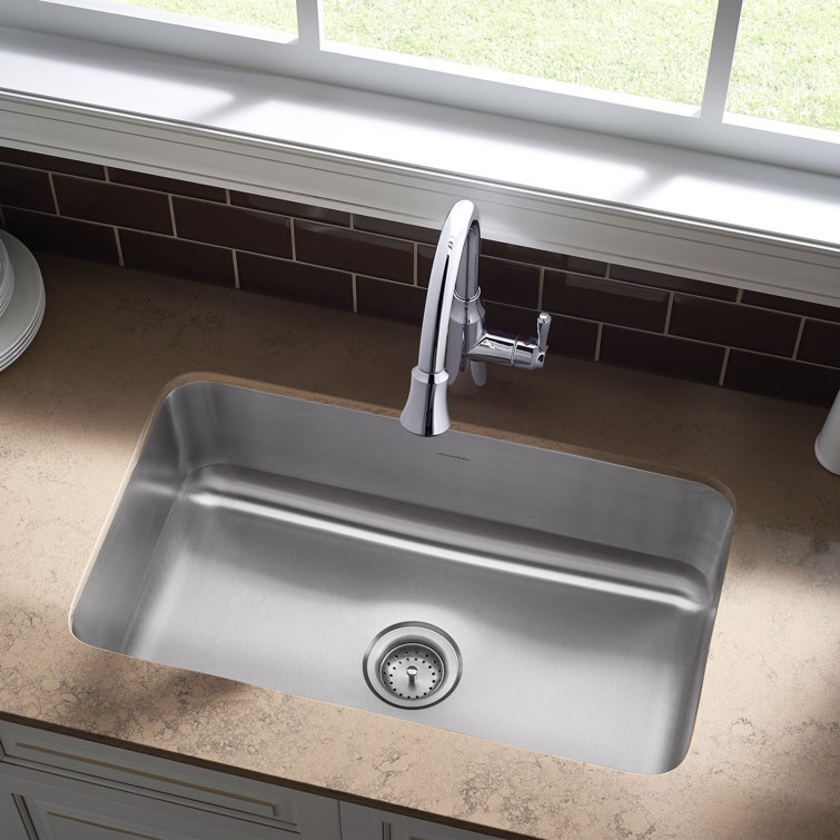 Danville 30x18 Inch Stainless Steel Single Bowl Kitchen Sink