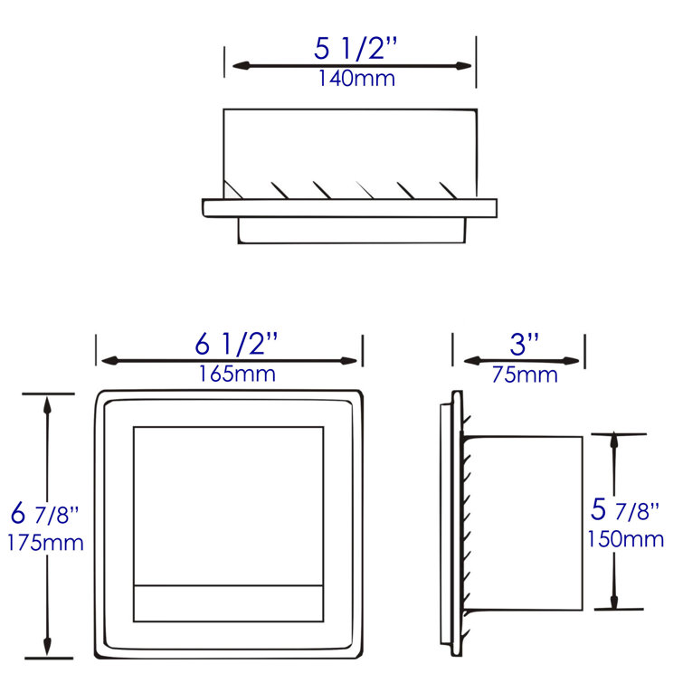 Brushed Copper Recessed Stainless Steel Toilet Paper Holder