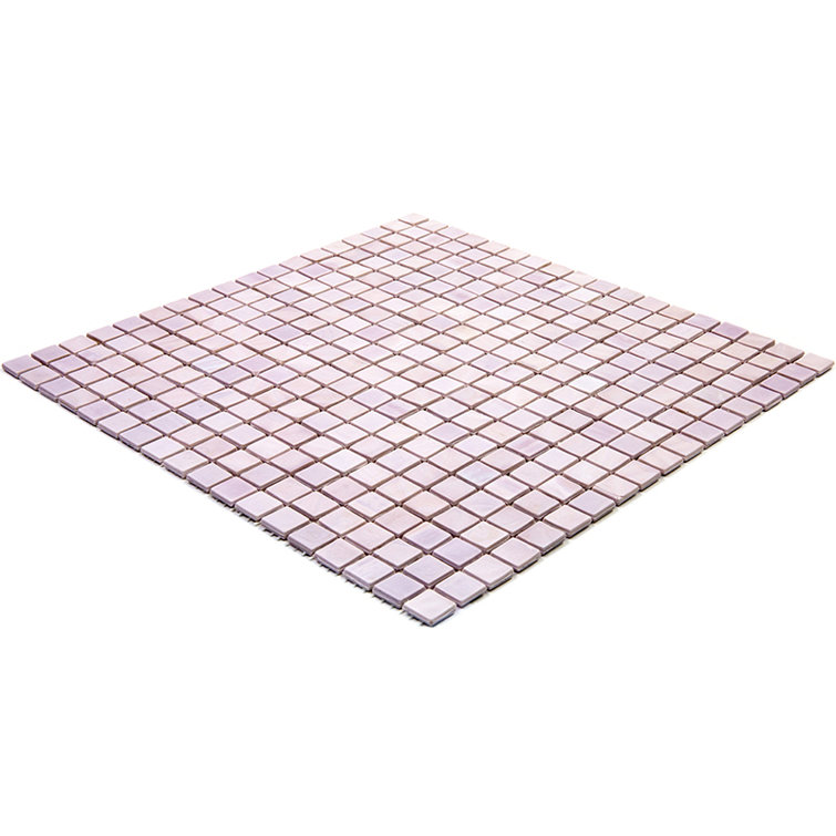 Lavender Iridescent Glass Mosaic Wall and Floor Tile