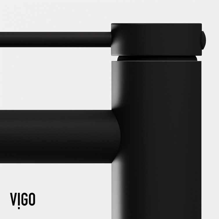 Matte Black 11" Brass Single Handle Vessel Bathroom Faucet