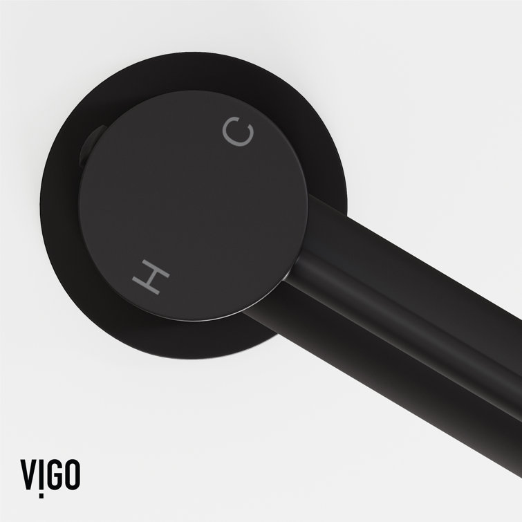 Matte Black 11" Brass Single Handle Vessel Bathroom Faucet