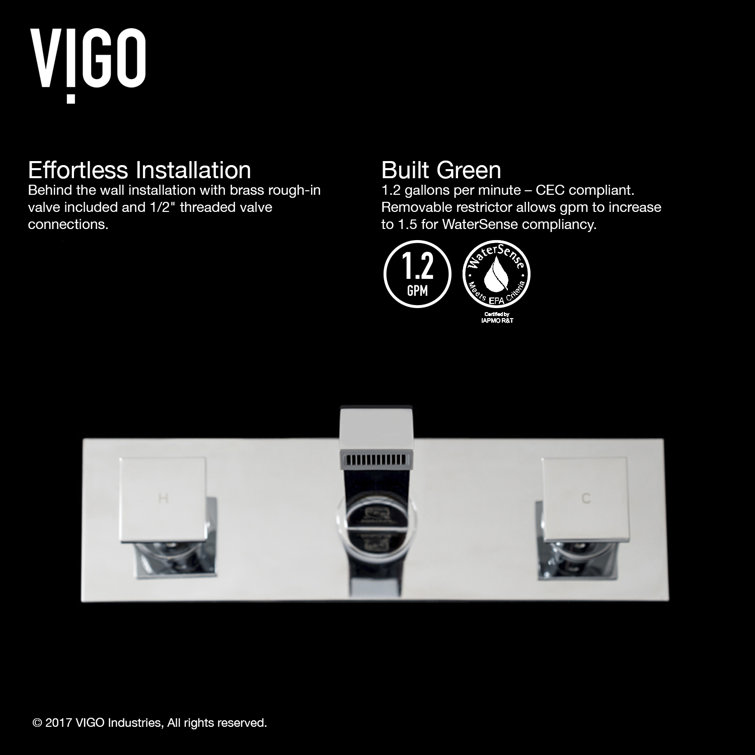 Modern Black and Chrome Brass Wall-Mounted Bathroom Faucet