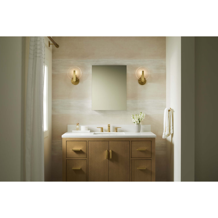 Embark Premium XL 20" x 26" Frameless Aluminum Medicine Cabinet with Mirror