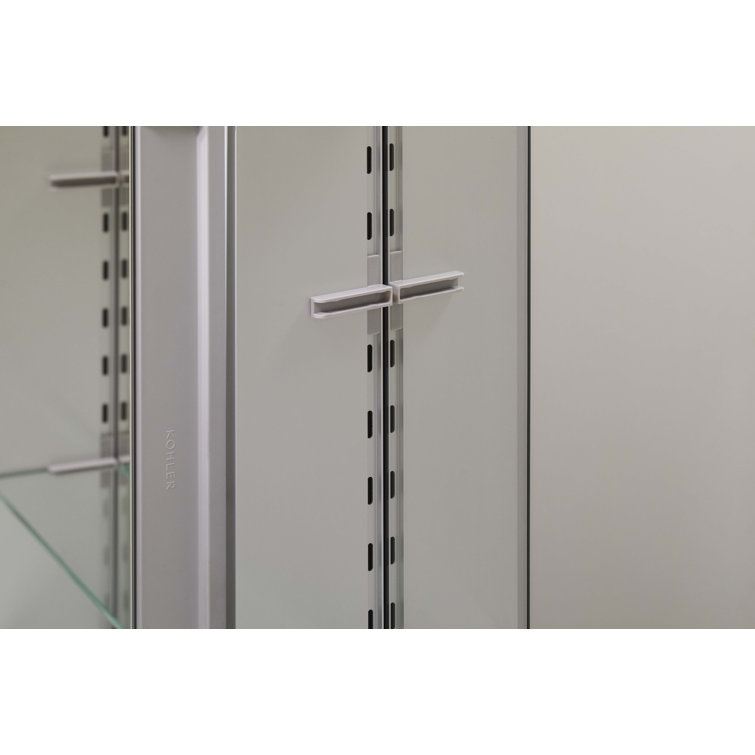 Embark Premium XL 20" x 26" Frameless Aluminum Medicine Cabinet with Mirror