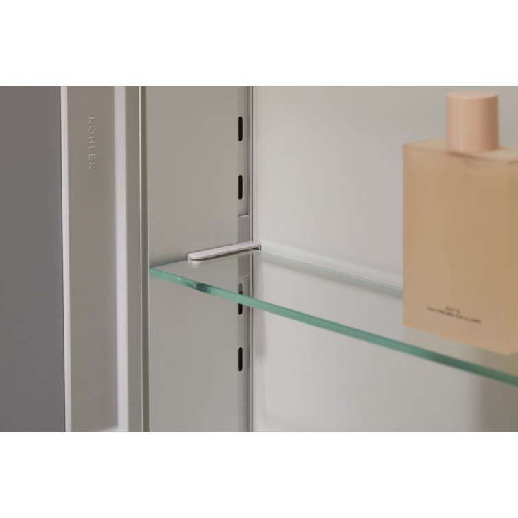 Embark Slim Anodized Aluminum Dual Swing Medicine Cabinet