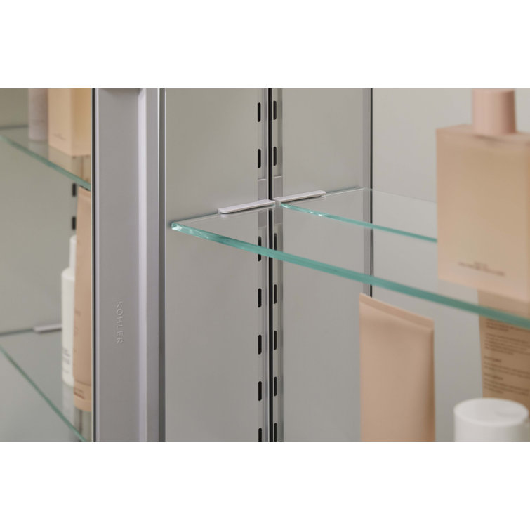 Embark Premium XL 20" x 26" Frameless Aluminum Medicine Cabinet with Mirror
