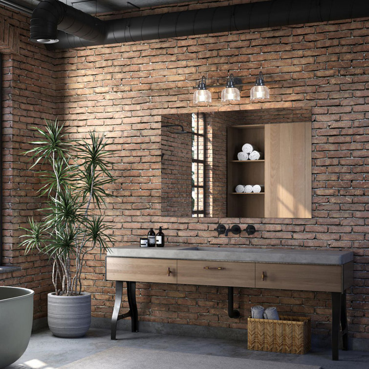 Archie Venetian Bronze 3-Light Bath & Vanity Fixture