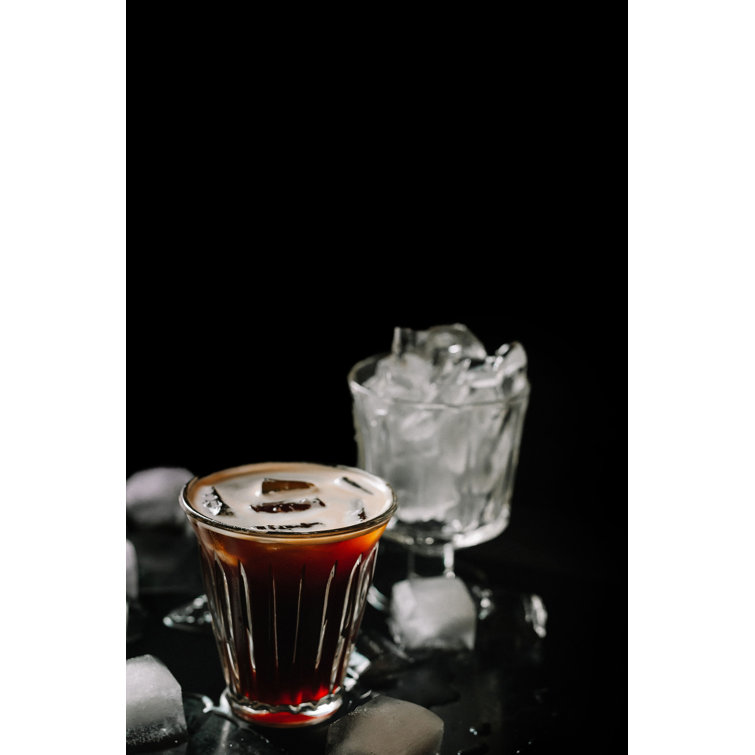 Clear Ribbed Stemless Glassware Set of 6