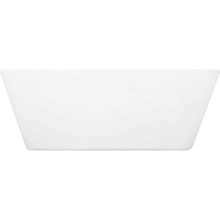 Baxter 53" White Acrylic Free Standing Soaking Tub